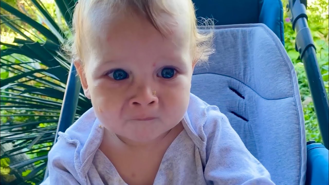 Baby With Raspberry Meme Funny reaction baby to raspberries and watermelon that he tries for the ...