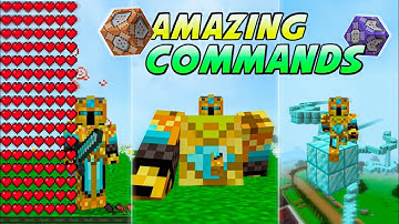 Minecraft Amazing Commands For Fun 😎| Secret Commands In Minecraft.....🤫!