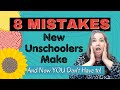 Unschooling Mom2Mom 8 Mistakes to Avoid