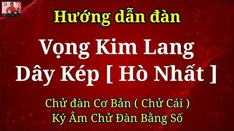 Bài 10 : Hướng Dẫn Đàn Vọng Kim Lang - Dây Kép || Chử Đàn Cơ Bản || HUỲNH - PHƯƠNG CHANNEL #10