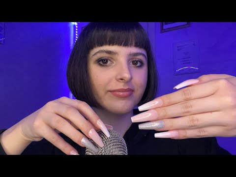 ASMR Mic Scratching with XXL Nails💅🎙