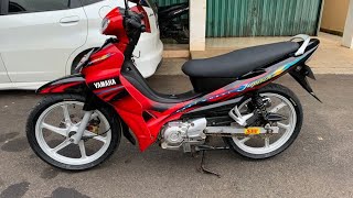 JUPITER Z CAST WHEEL TAHUN 2005 WARNA MERAH SEMI ORIGINAL | VLOG 1
