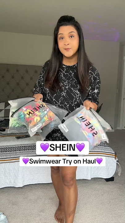 SHEIN 💜 Try on Swimwear Haul Absolutely love them 💜 #shorts #SHEIN #swimwear