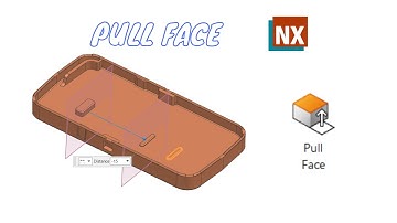Pull Face. Synchronous Modeling. How to use the Pull Face command in NX.