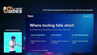 [BSIDES HANOI 2026] Mr Nam Nguyen - Office Macro Malware Analysis w Symbolic Execution and Debugger