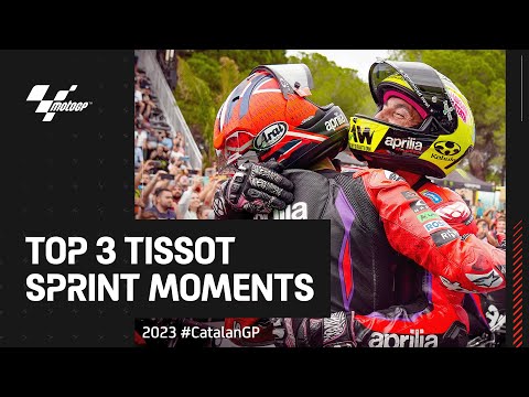 Top 3 #TissotSprint Moments! 😱 | 2023 #CatalanGP