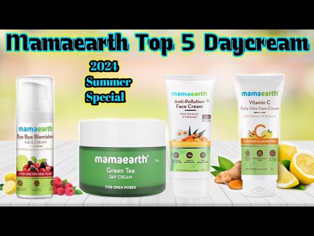 Mamaearth Top 5 Day Cream For Summer 2024|| Day Cream For Summer Special||Mamaearth Day Cream