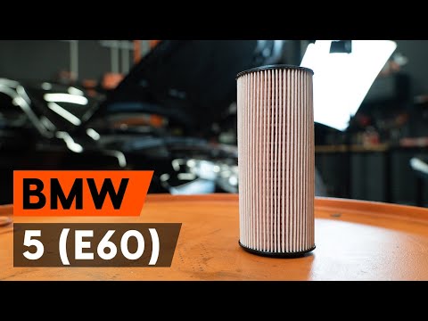 Как заменить моторное масло и масляный фильтр на BMW E60 [ВИДЕОУРОК AUTODOC]