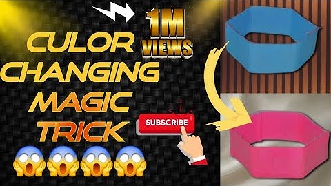 CULOR CHANGING INSTANTLY-its so simple || essay to make home (magic tricks reveled💯)
