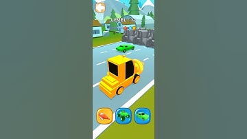 Shape Transform & Shifting 177 level Android iOS game 🎯🎮 #runner #car #cargame #game #shape #car