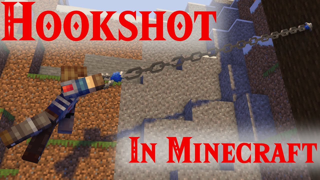 hookshot minecraft hookshot minecraft