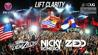 🔥Nicky Romero x Deniz Koyu & Don Palm vs. ZEDD ft. Foxes - Lift Clarity | Tomorrowland Brasil 2015