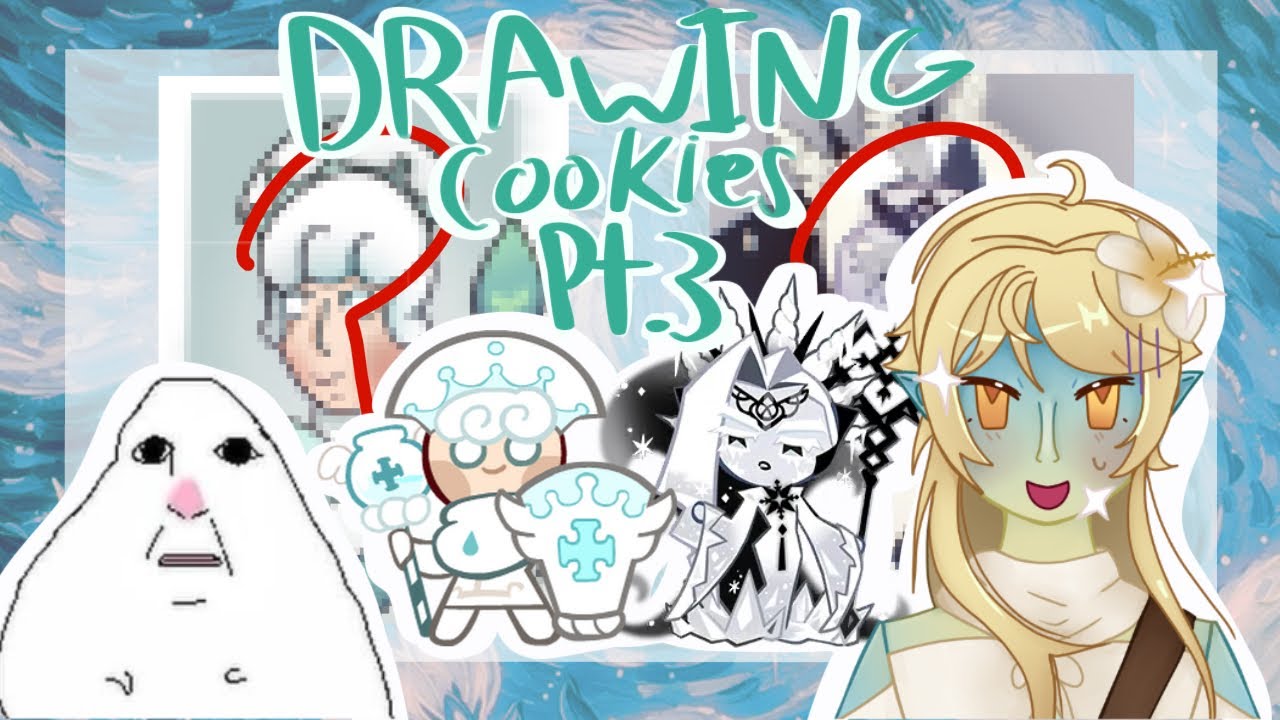 DRAWING RANDOM COOKIES!! [Part three +Bonus cookie] - YouTube