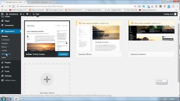 Overview of wordpress dashboard (L-3)