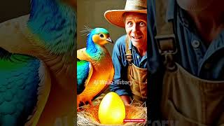 The Story of the Farmer and the Magic Egg || #foryou #funnyshorts #cortoonvideo #ai #shorts