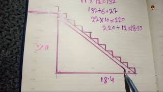 how to calculate the number of risers and treads for staircase stair staircase kaise banate Hain