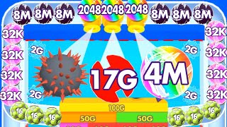 Bounce Merge | bounce and collect in bounce Merge 2048 Blob Merge 2048....16G #Bouncemerge screenshot 3