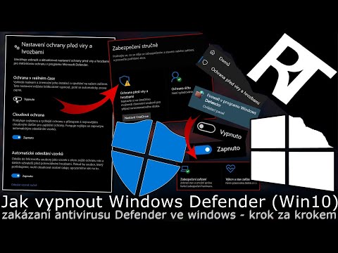 Jak vypnout Windows Defender ve Windows 10 – vypnutí antiviru  Windows Defender (tutoriál)