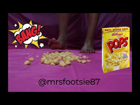 Feet Crushing Pops Cereal #ASMR
