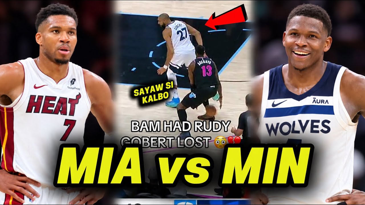Grabe! Pinasayaw agad ni Bam si Gobert! | Miami Heat vs Minnesota Timberwolves Preseason Preview!