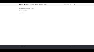 MY CPS  [Click per second] Kohi click speed test