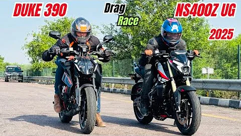 2025 Pulsar NS400Z vs Duke390 Black || Drag race |NS400Z New Record 😱 |