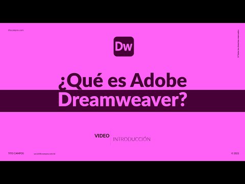 Video: ¿Qué es Adobe Dreamweaver cs3?