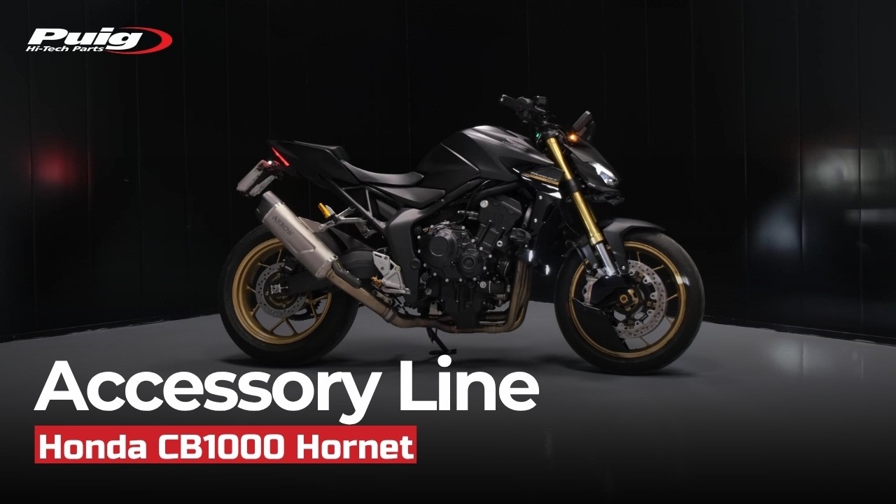 Puig Accessory Line For Honda CB1000 Hornet - YouTube