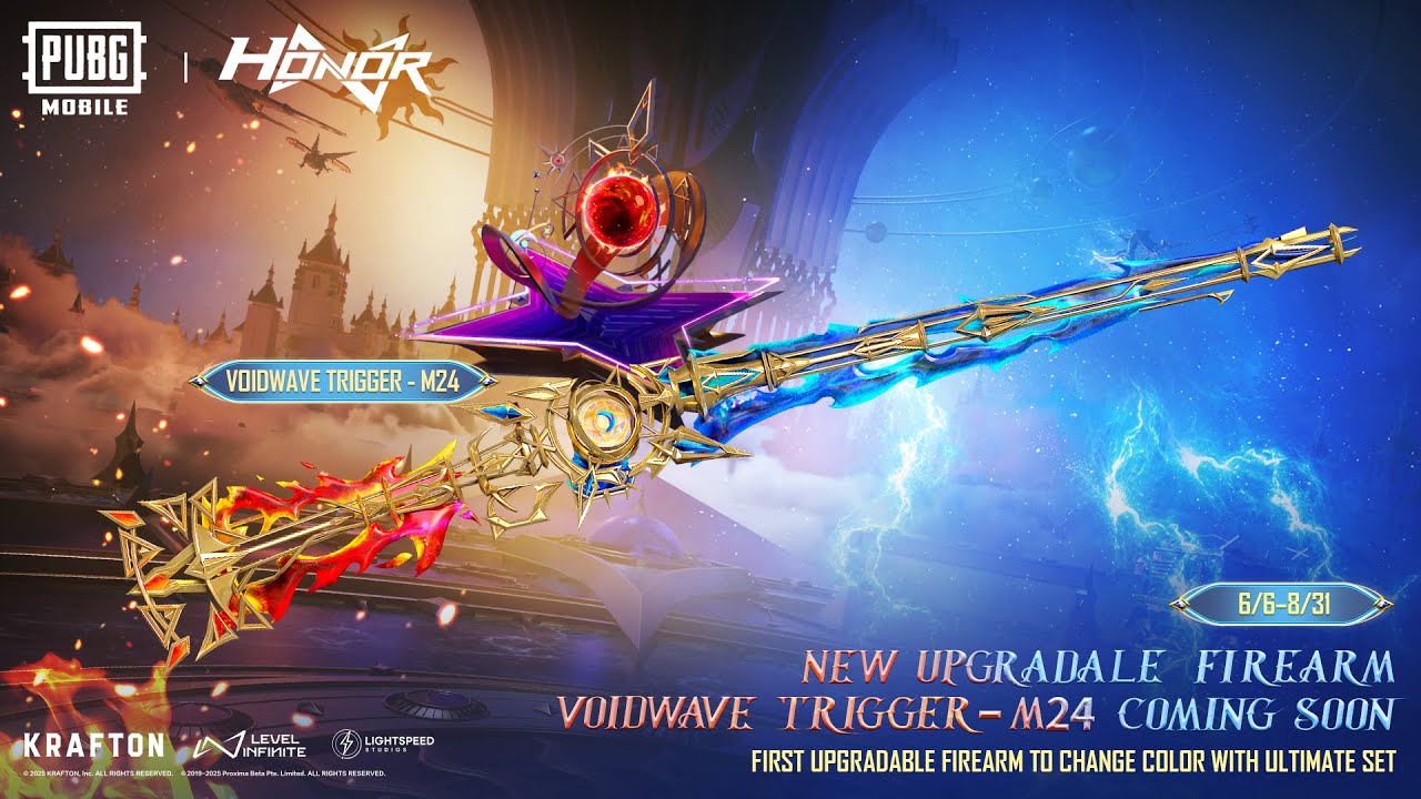 New Upgradable Firearm Voidwave Trigger - M24 Coming Soon | PUBG MOBILE ...