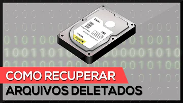 Tem como recuperar arquivos apagados do HD?