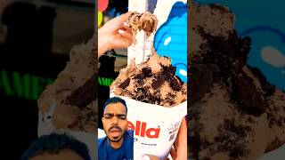 chocolate cream #nutella #icecream #chocolate #foodie #satisfying #asmrvideos