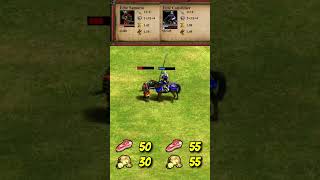 Elite Samurai vs Elite Coustillier (AoE2) #Shorts