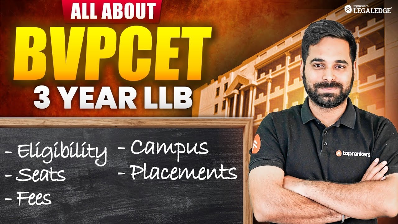Bvp Set BVP CET 3-Year LLB: What You Must Know Before Applying - YouTube