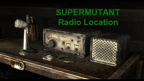 Fallout 4 : Supermutant Radio Signal - Location