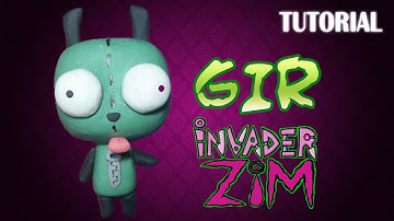 Tutorial Gir en Plastilina | Invasor Zim | Gir Clay Tutorial