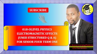 018 – OLEVEL PHYSICS UNEB SOLUTIONS – ELECTROMAGNETIC EFFECTS - (Senior 4 Term 1 Work) screenshot 5
