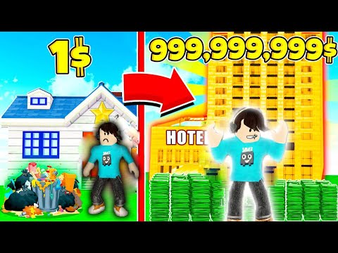 ჩემი სასტუმრო ავაშენე Mega Hotel Tycoon Roblox ქართულად ubralod noobi