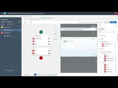 SAP Intelligent RPA 2 0 Automation - SAP Logon Pad and SAP GUI