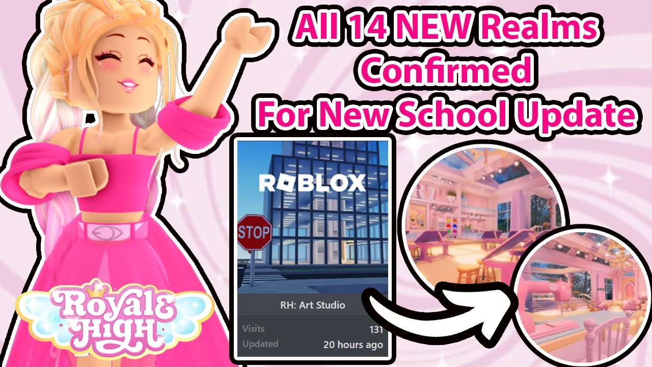 NEW SCHOOL PROGRESS UPDATE! 14 REALMS In CAMPUS 3! Royale High