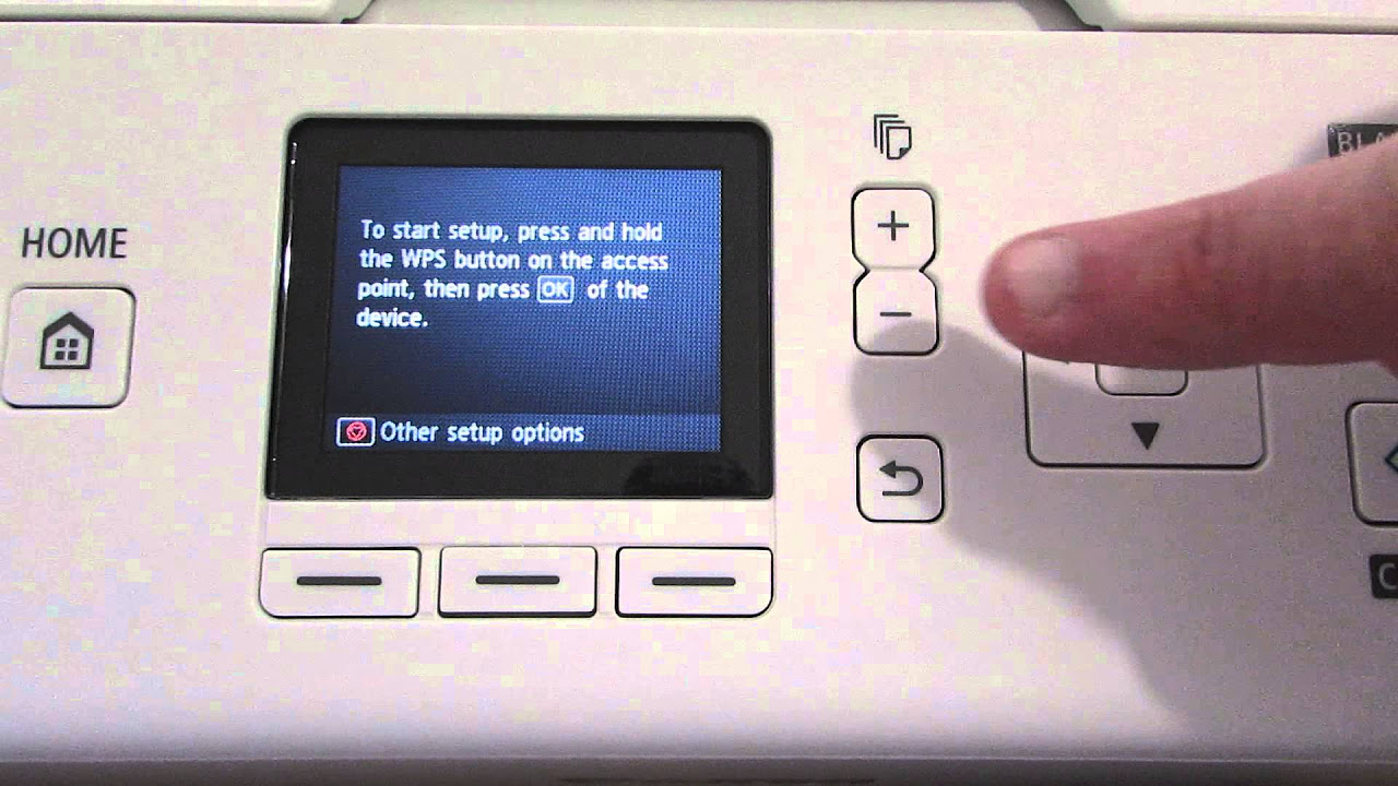 Update New Canon MG5650 Wireless Setup Using WPS
