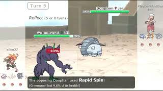 Pokémon Spiritomb Sweep | Spiritomb vs Iron Moth | Random Battle