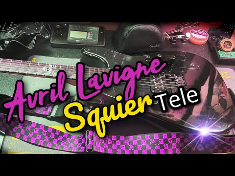 Avril Lavigne signature Squier Tele - YouTube