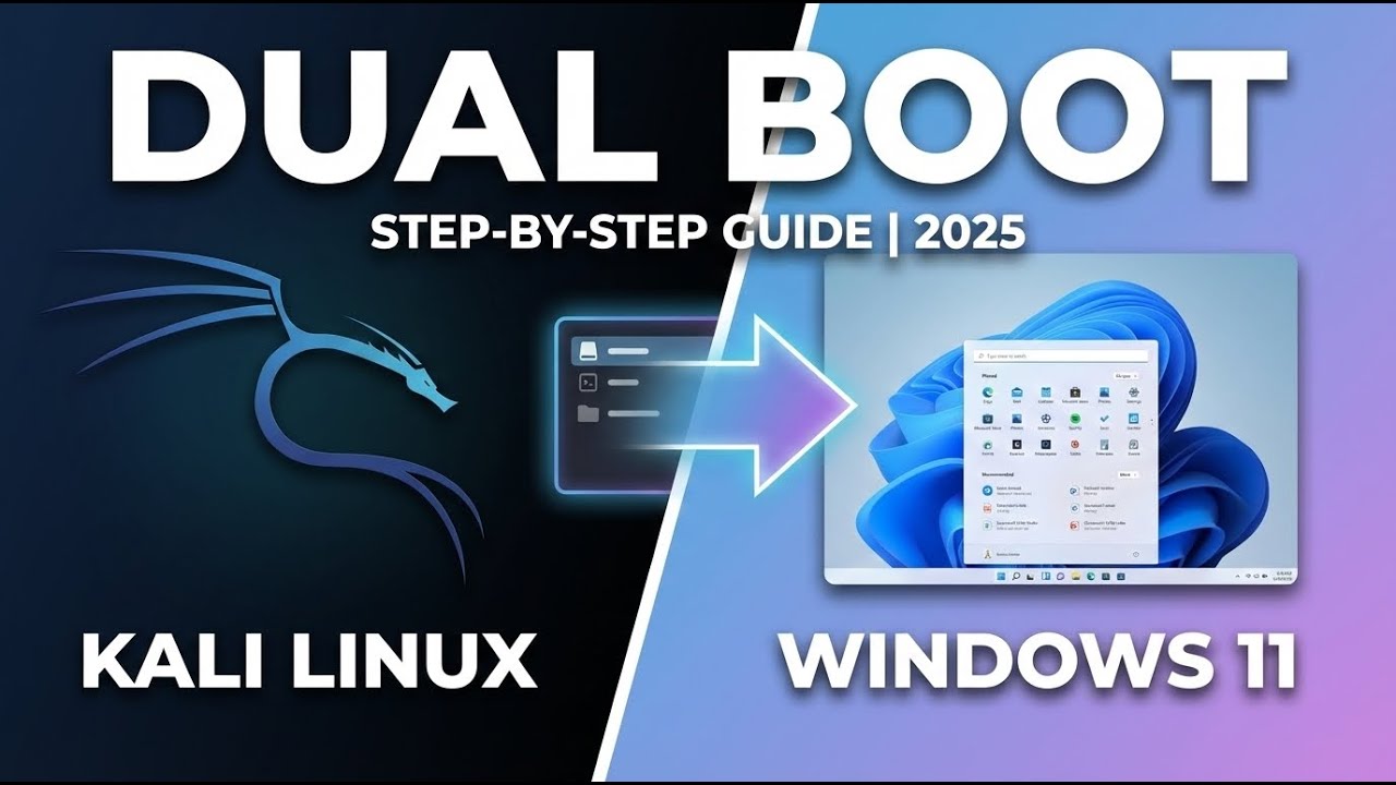 Двойная загрузка Kali Linux с Windows 11 | Пошаговое руководство (2026)