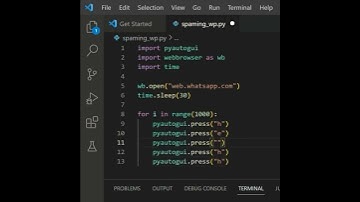 WhatsApp spam bot with python | spamming code | prank your friends | AJ | #shorts