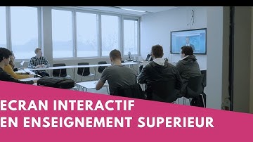 Témoignage client écran interactif - Enseignement supérieur