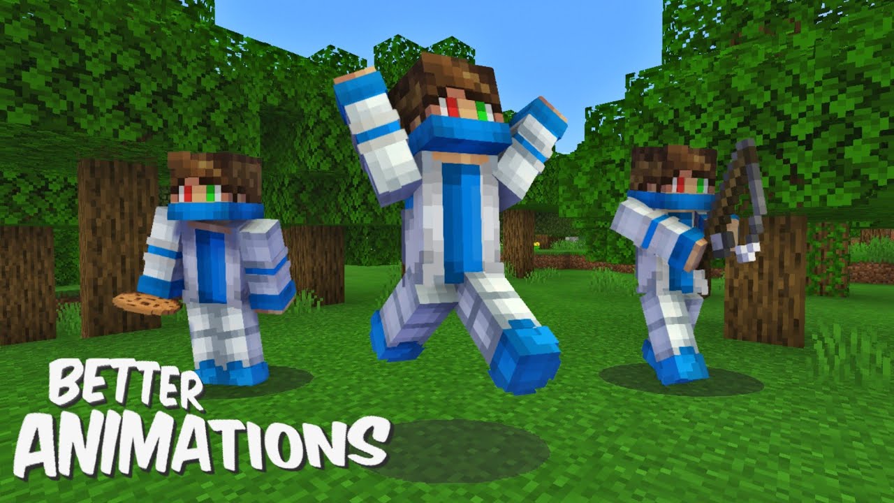 Download Player Animation mod MCPE android on PC
