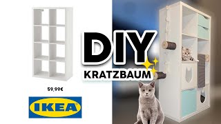 DIY Kratzbaum aus IKEA KALLAX Regal mit AMAZON Gadgets für eure Katze zum nachbauen 🐈‍⬛