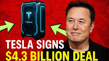 Tesla Signs $4.3 BILLION Deal for 50% HIGHER energy Density LFP Batteries