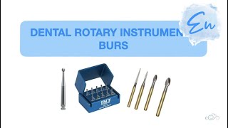 Operative Rotary Burs (carbide burs & diamond points, finishing & polishing instruments)  En