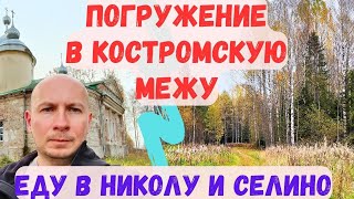 Погружение в МЕЖУ Костромской области: еду в село Никола и деревню Селино